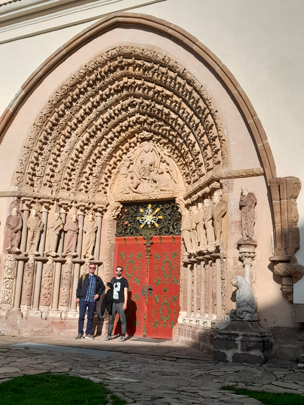 Tvrtko Vuković a Krešimir Mićanović při návštěvě kláštera Porta coeli