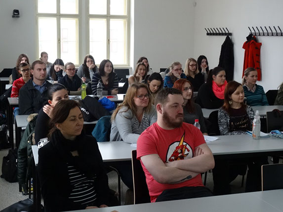 Dina Logara, Pavel Pilch a studenti