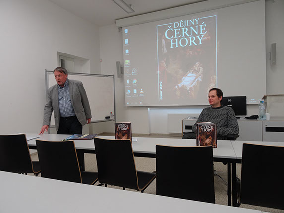 Ladislav Hladký a představení knihy Dějiny Černé Hory